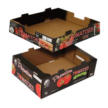 Caja Corrugada de Embalaje para Tomates, Alta Calidad