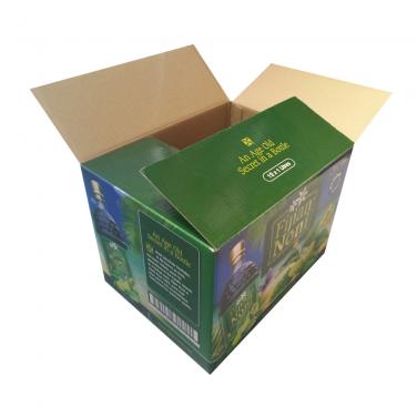 Caja de Cartón RSC para 12 Botellas