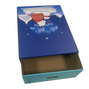 Caja Corrugada Personalizada para Regalos Navideños