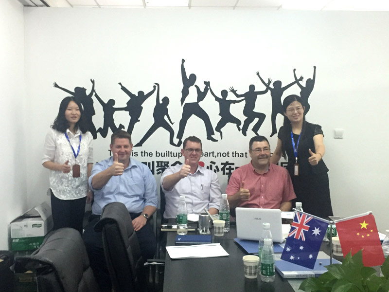 Sep. 22nd 2016, Welcome Australian Clients Visited Our Company