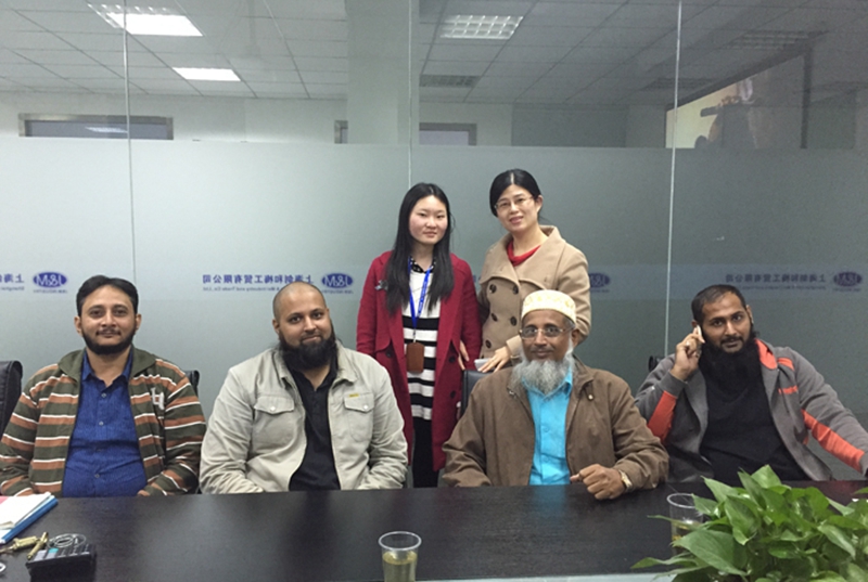 April 10th 2015, Sri Lanka customer visit to us for kinds of fasteners