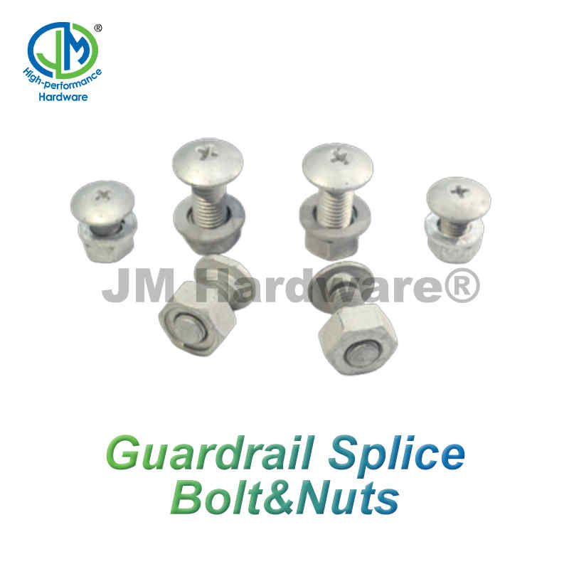 JM Hardware® Guardrail Splice Bolt&Nuts/ Guardrail Clamp Attachment Bolt