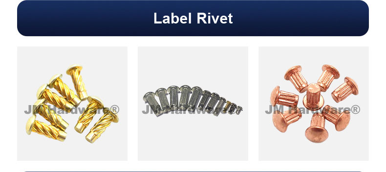 JM Hardware® different types of rivets for various applications