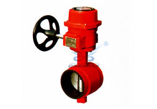 Grooved End Fire Signal Butterfly Valve