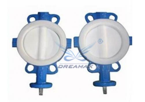Wafer Butterfly Valve Full PTFE Coated