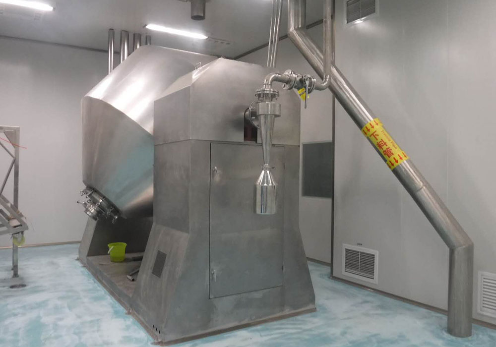 Hundred-Grade Asepsis 5000L Double-Cone Vacuum Rotary Drying Unit Delivery of Split-Type DN3600 “Three In One”(Filtering, Washing And Drying) Unit