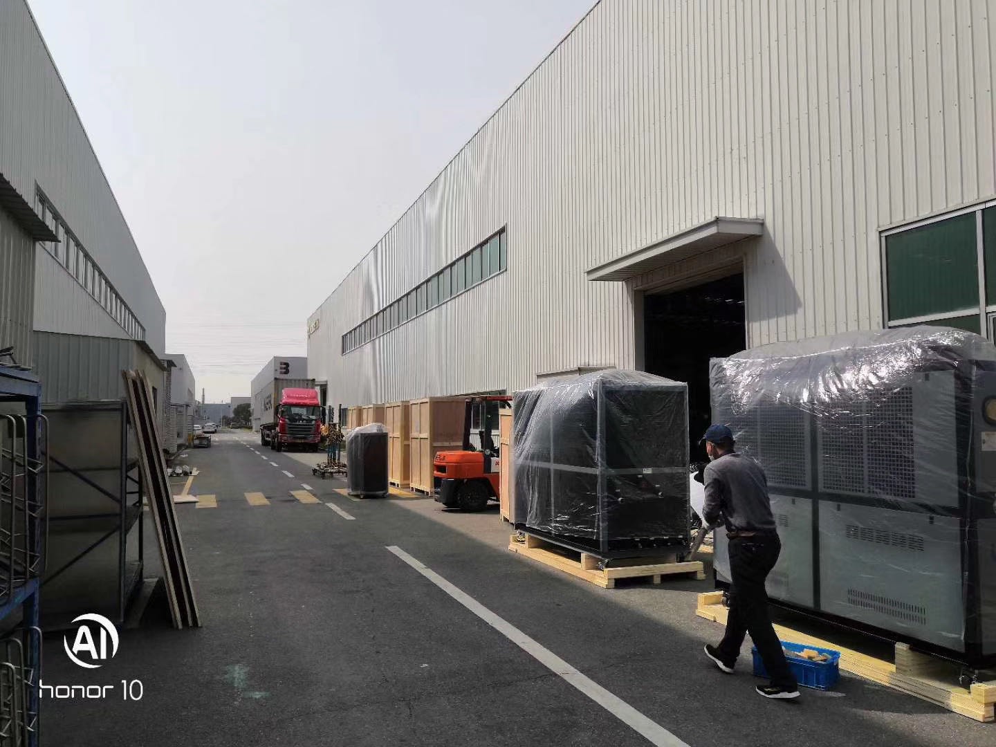AODE chillers delivery to America