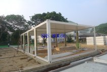 Prefabricated office container building in Myanmar