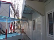 The cold rolled steel structure of the container house