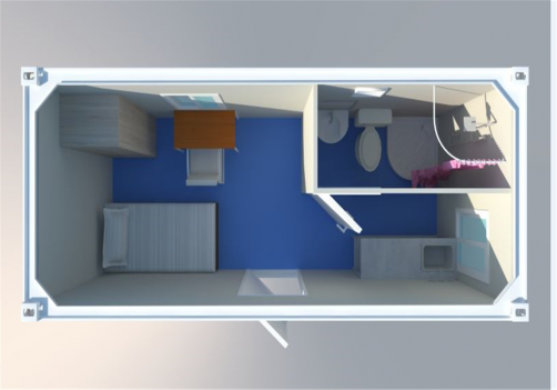 Single Standard Container House