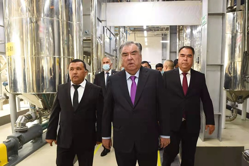 Ceremonia de apertura de la planta de refinería de aceite comestible de Tayikistán suministrada por Myande