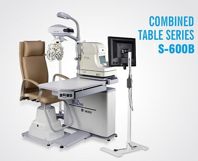 S-600B Unidad oftálmica  combinada mesa y silla