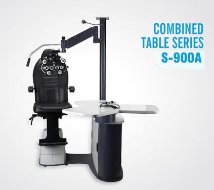 S-900A  instrumento óptico combinado mesa y silla unidad oftálmica