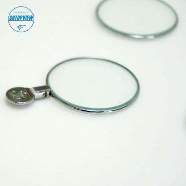 266JS optometry lens case with metal rim metal case