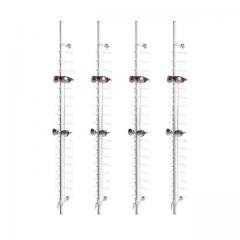 LOC-A-18PC-160CM Metal Aluminium Alloy Hanging On The Wall Lockable Sunglass Display Stand