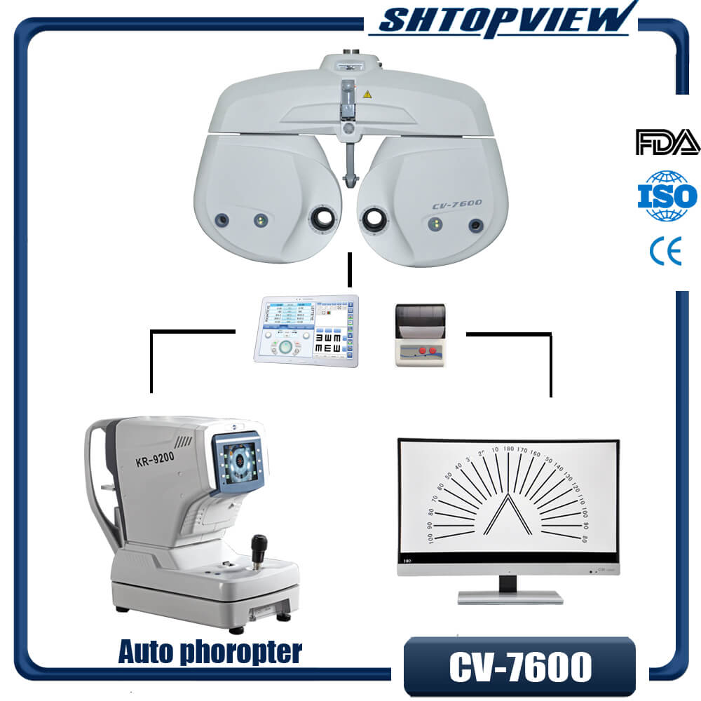 CV-7600 foróptero digital de blue tooth network