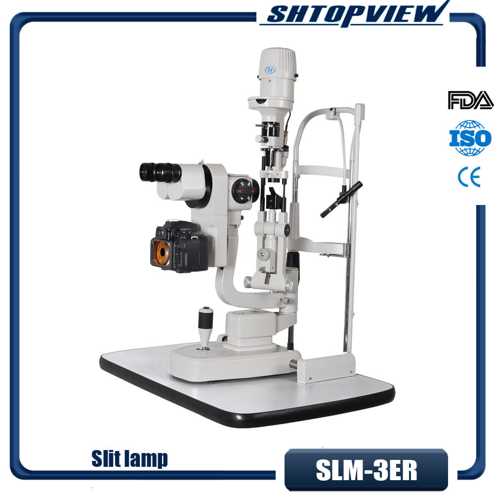 SLM-3ER 5 aumentos con cámara digital y software lampara de hendidura