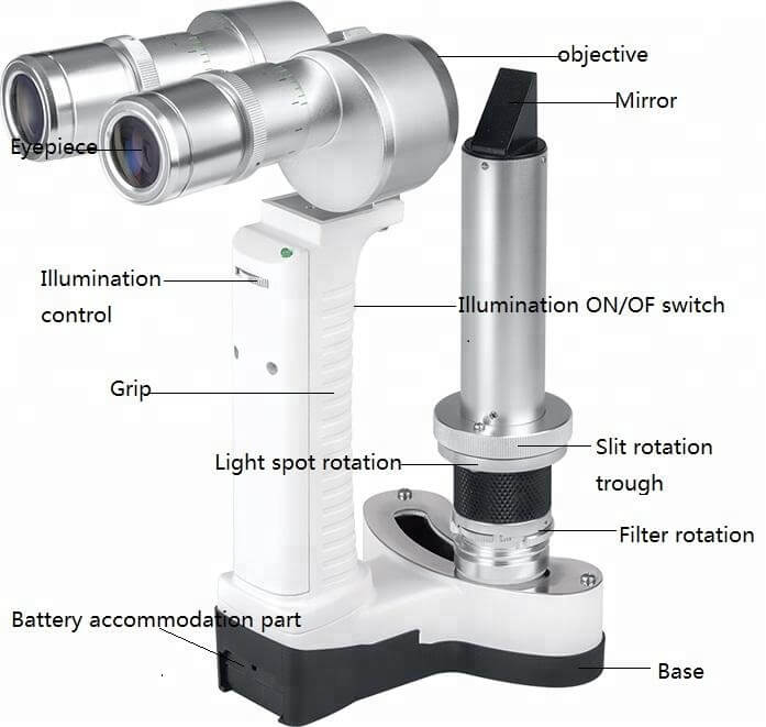 BL-5000 Lámpara de hendidura de mano