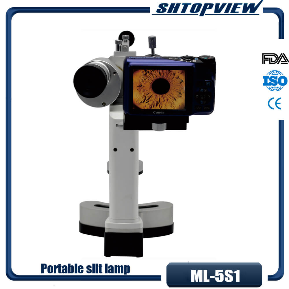 ML-5S1 Microscopio portátil con lámpara de hendidura