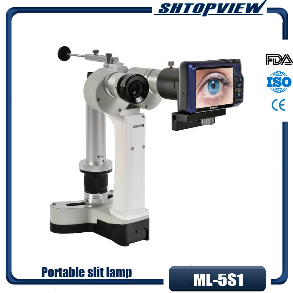 ML-5S1 Microscopio portátil con lámpara de hendidura