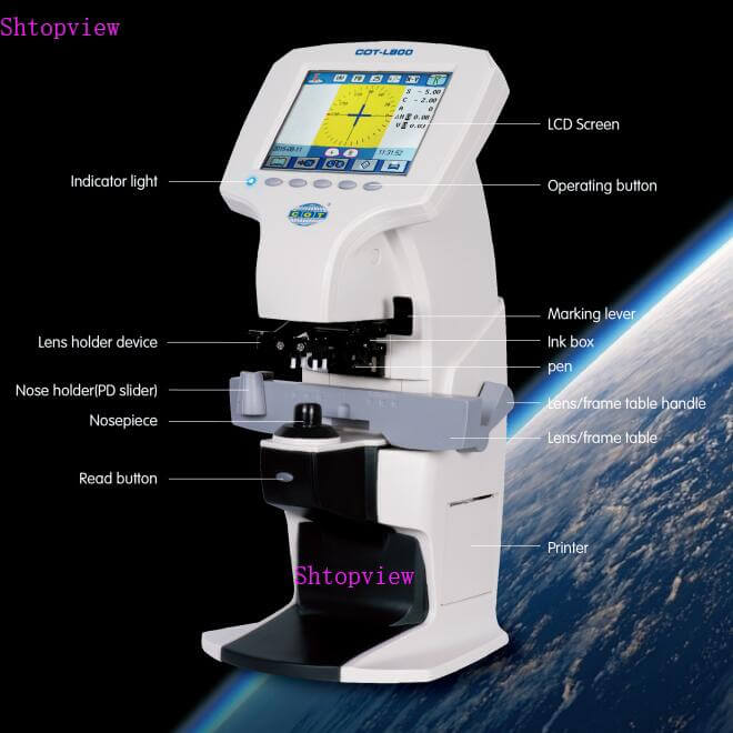 Medidor de lente auto nuevo modelo L800 de China