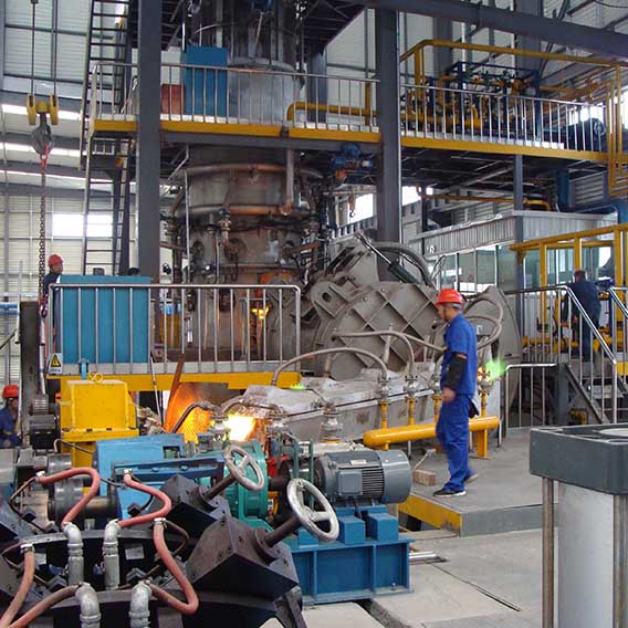 Low-oxygen Copper Rod Continuous Casting and Rolling Line