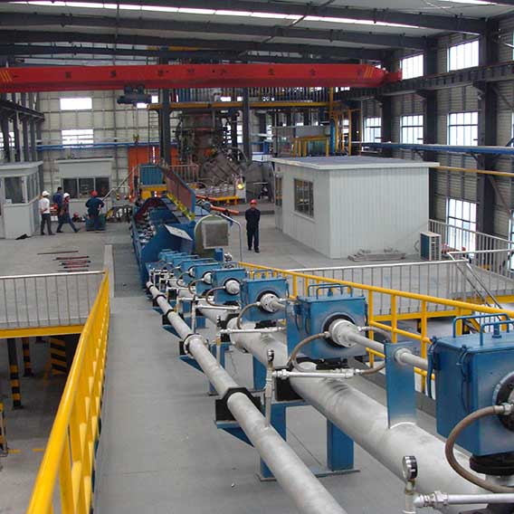 Low-oxygen Copper Rod Continuous Casting and Rolling Line