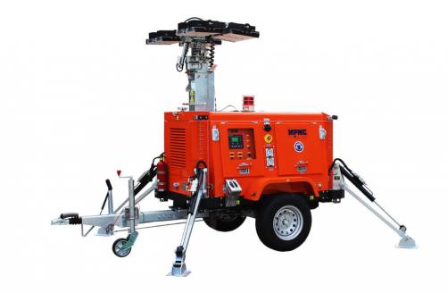 9m High Led Hydraulic Lighting Tower 2000w