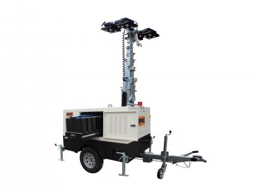 9m Hybrid Lighting Tower 1400W