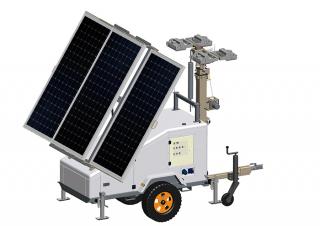 7m High Solar LED Electric Lighting Tower