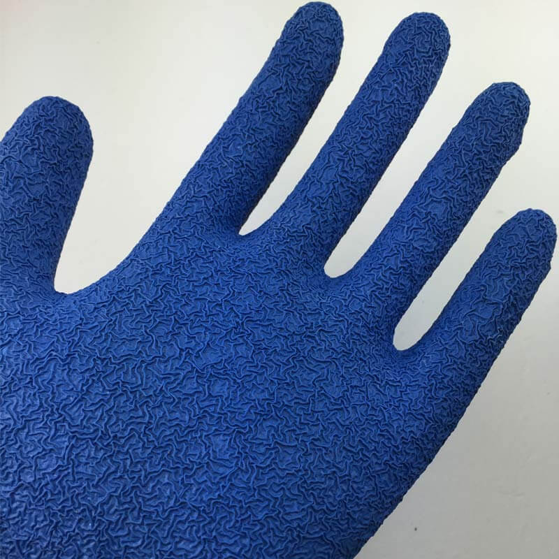 10 Gauge Cotton/Poly Knit Coated Latex Palm Glove -NM10902-GR/B