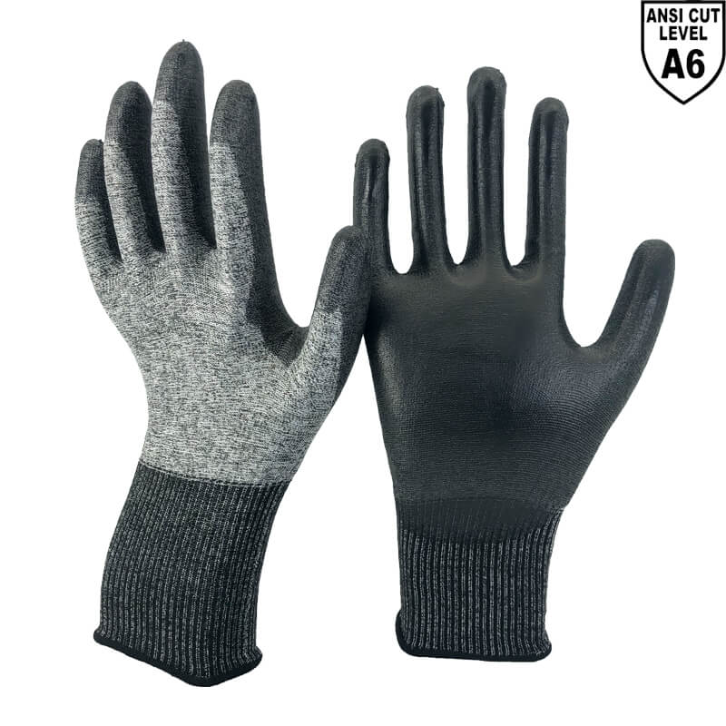 The Lightest ANSI CUT 6 Touch Screen Work Glove -DY1850H-T2