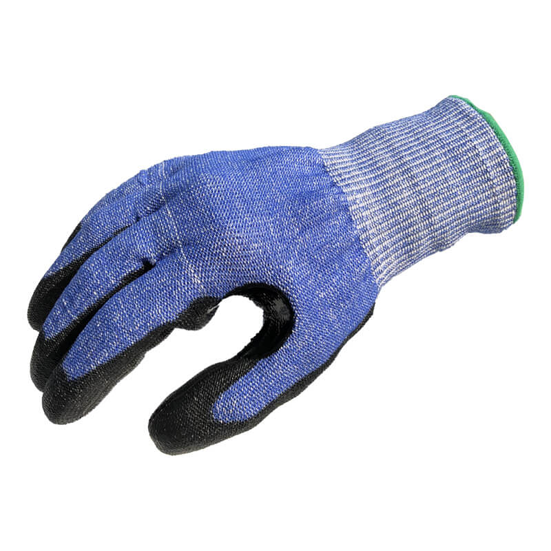 13 Gauge DO-TEX™ Cut Liner Knitted Coated Black PU on Palm Gloves - DY1350PU-H9