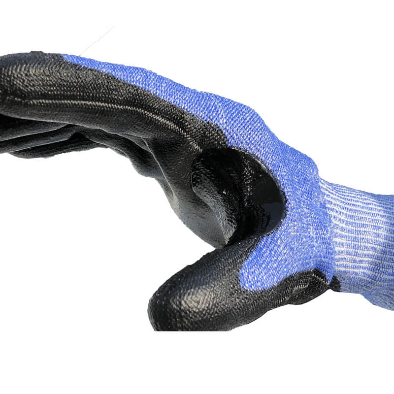 13 Gauge DO-TEX™ Cut Liner Knitted Coated Black PU on Palm Gloves - DY1350PU-H9