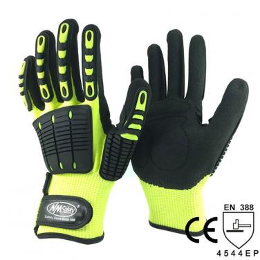 Anti-Vibration Protective Safety Work Glove- DY1350AC-HYBLK