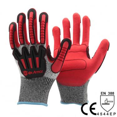 Anti-Impact and Cut Resistant Work Glove -DY1350AC-R