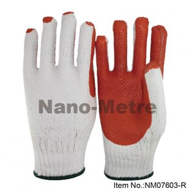 Orange Laminated Rubber Work Glove -NM07603