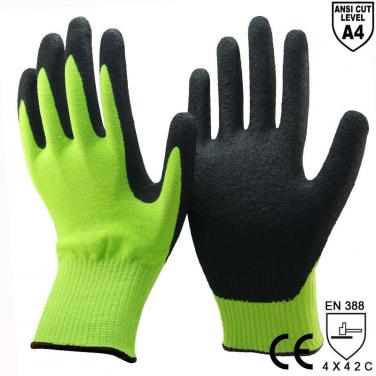 ANSI CUT 4 New Cut Resistant Protective Work Gloves - DY1350F-H