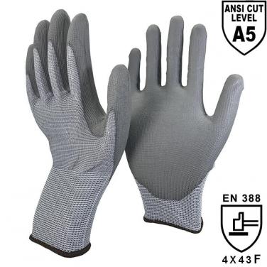 ANSI CUT 5 Cut-Resistant Safety PU Work Glove- DY110-PU-H5