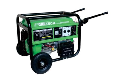 Gretech 6 kW Hand push Genset,E-start,Three phase, Model:JLC7000E/T/S