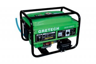 Gretech 2kW LPG/NG/Gasoline Generator,portable Model:JL2500G/E