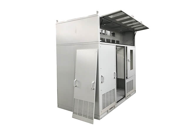 Metal control cabinet