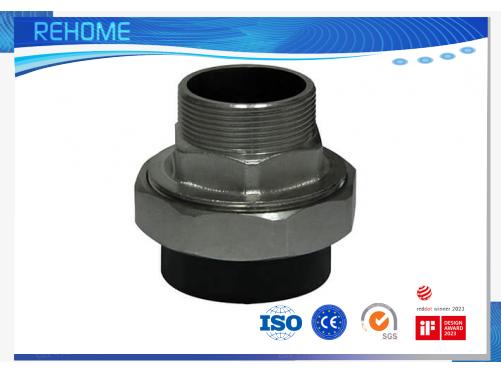 HDPE Socket Fitting-Male Union(Copper Thread)