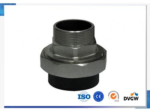 HDPE Socket Fitting-Male Union(Copper Thread)