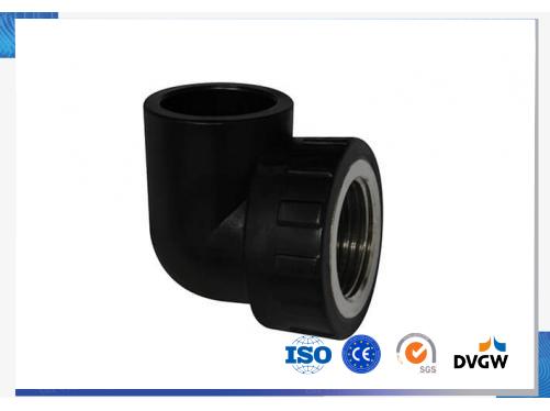 HDPE Socket Fitting-Female Elbow(Copper Thread)