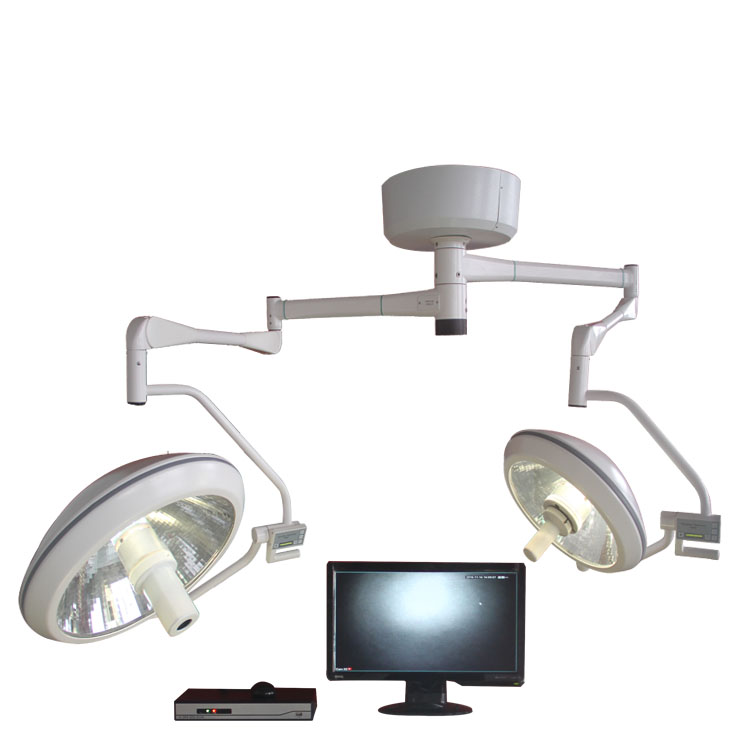 WYZ500/700 Luminaire halogène de plafond OT à deux têtes avec système de caméra vidéo HD intégré