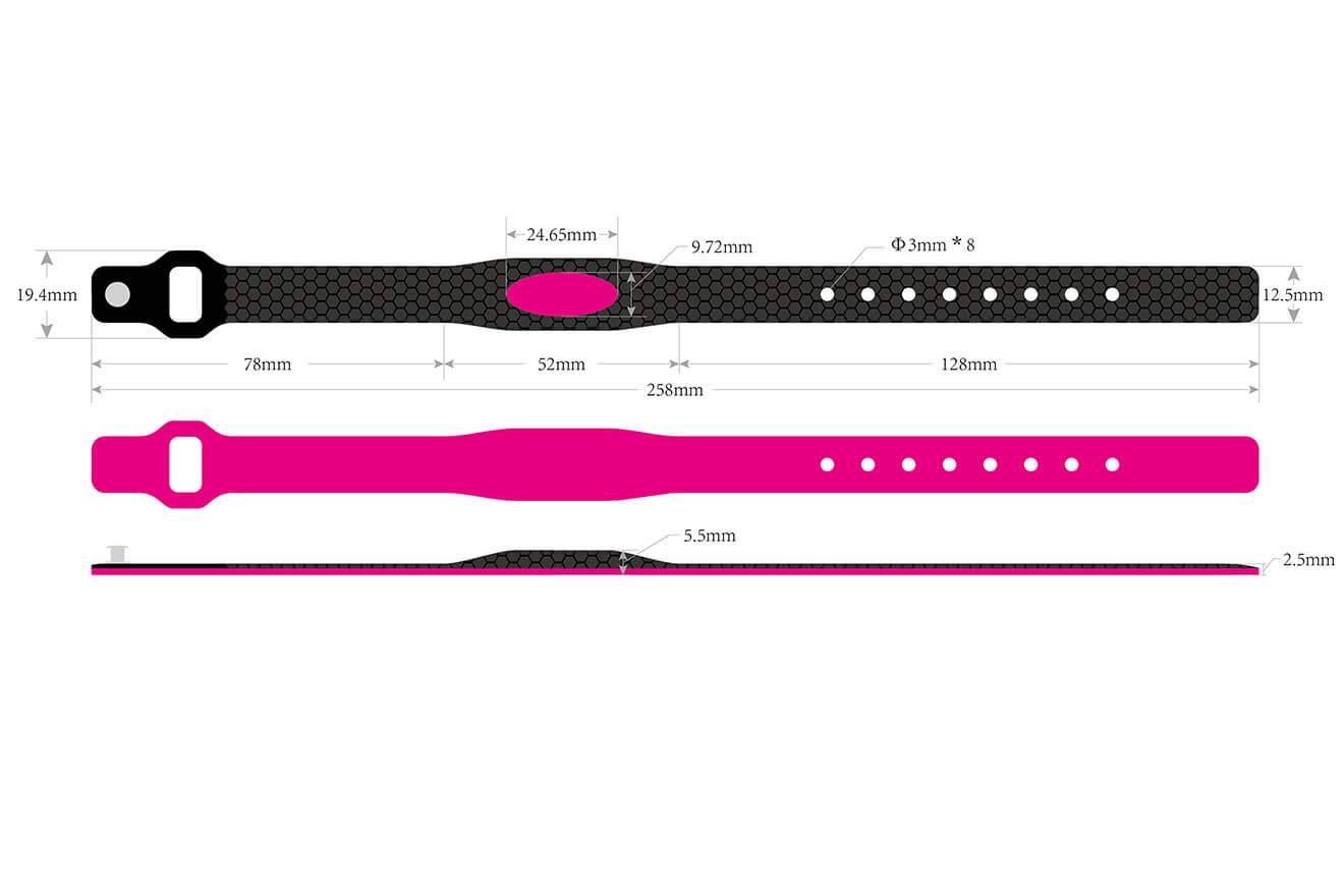 Silicone Wristband RSW-B002