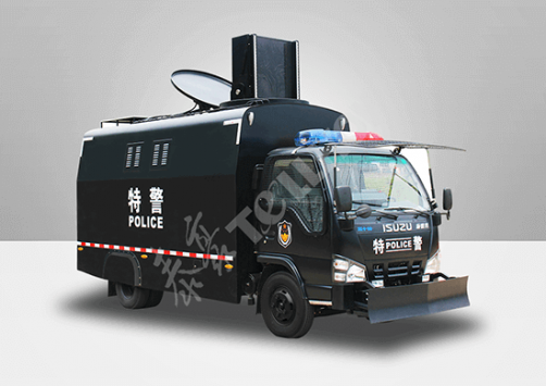 Dispersion acustica óptica anti - Riot vehiculo