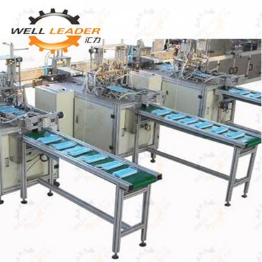 Automatic mask making machine for 3 layers non-woven fabric mask healthy care