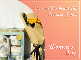 We hope you safe and healthy in this Women's Day!
